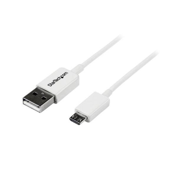まとめ StarTech.com microUSB2.0ケーブル 1m A オス -microB オス ホワイト USBPAUB1MW1本 ×3セット