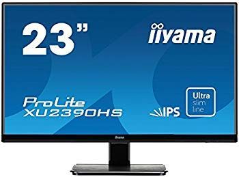 【中古】【非常に良い】iiyama スリムベゼル+AH-IPSパネル『XUシリーズ』 FullHD(1920x1080)モード対応 WLEDバックライト23型ワイド液晶ディスプレイ XU2390HS-B1 9jupf8b