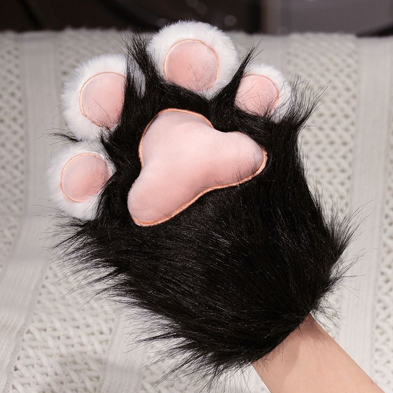 ケモノ 手袋　きぐるみ　fursuit 手袋 ケモノ手袋（白・ピンク） - Hungry Dog Fur - BOOTH