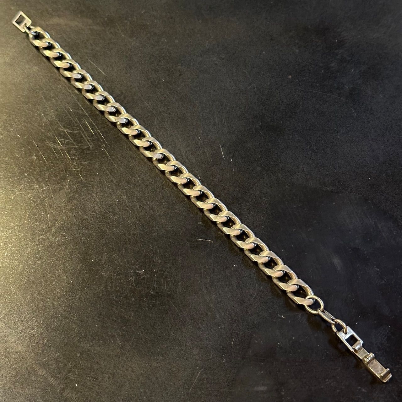 SILVER925 FLAT LINK CHAIN BRACELET/シルバー ブレスレット