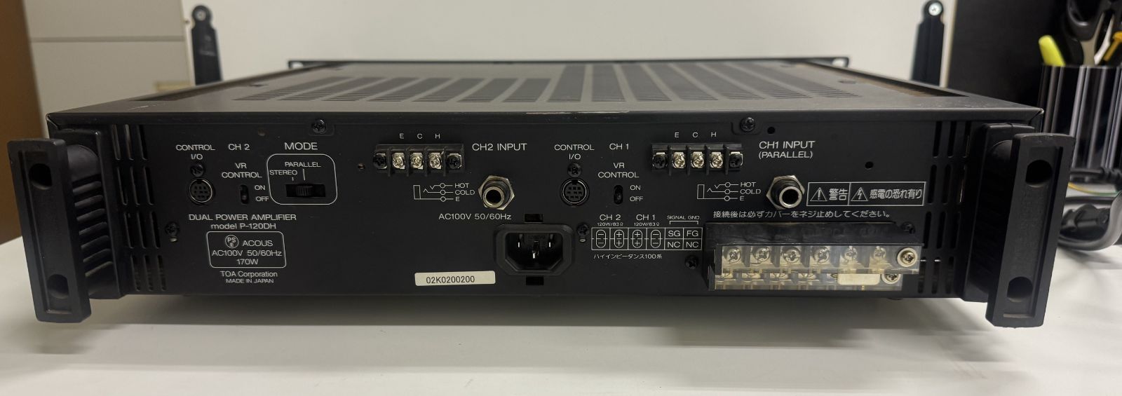 美品】Electro-voiceCPS2T2chハイインピーダンスパワーアンプ 美品