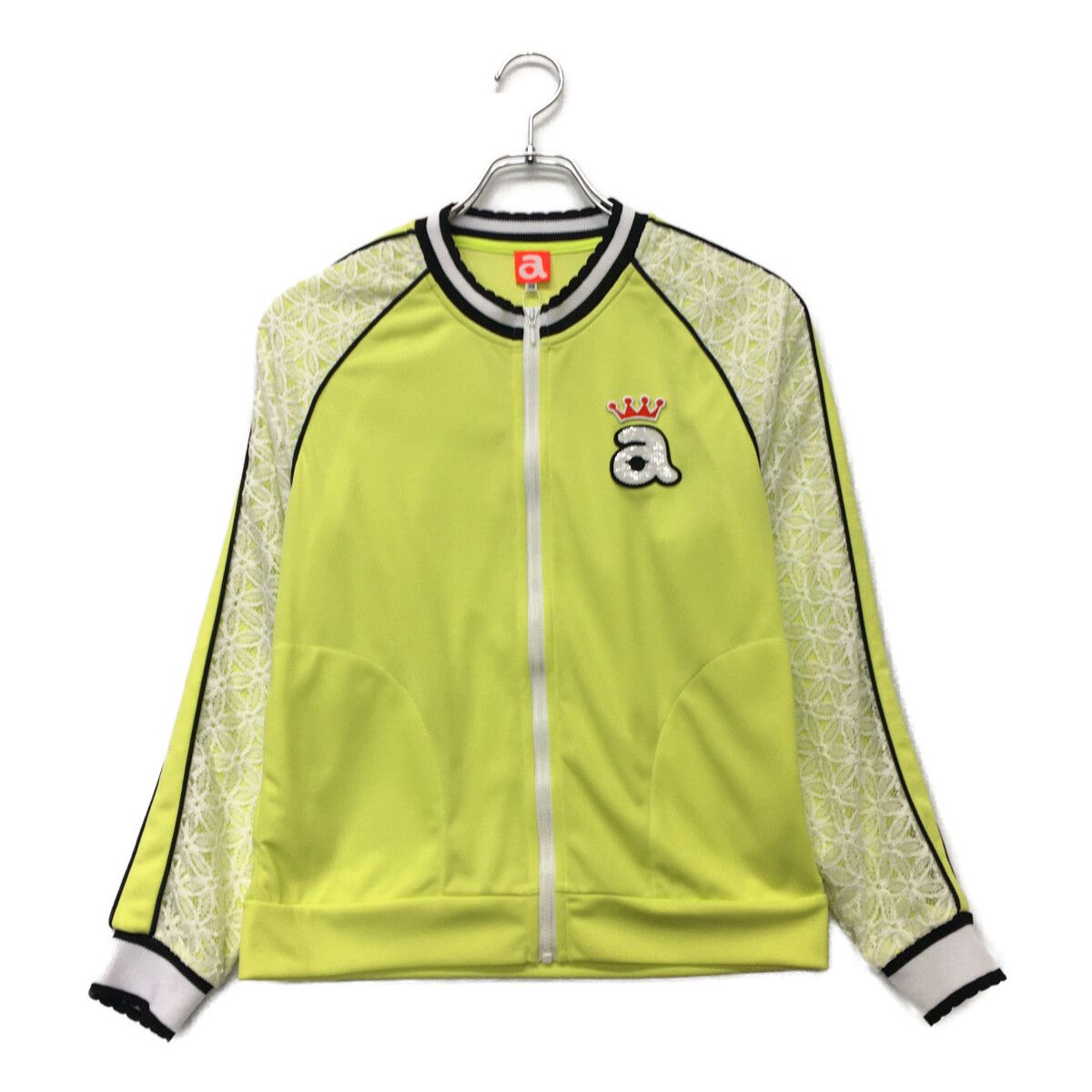 archivio - coco 未使用品 アルチビオ archivio レディース ブルゾン 38(M) 黄色×白 イエロー 袖レース 薄手 未使用品 レディース アルチビオ archivio ブルゾン 38(M) 黄色