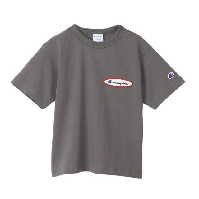 HANES ヘインズ S/S T-SHIRT チャコール 130サイズ CK-X331 80 | スポーツ 運動 服 衣類 ウエア ウェア トップス ショートスリーブ Tシャツ 半袖 着心地 ドライ コットン 天竺素材 デザイン シンプル 機