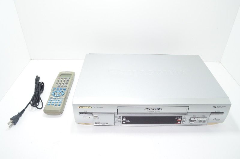 送料無料 パナソニック Panasonic NV-SVB300 VHSビデオデッキ スーパーDRIVE Gコード リモコン付き 日本製
