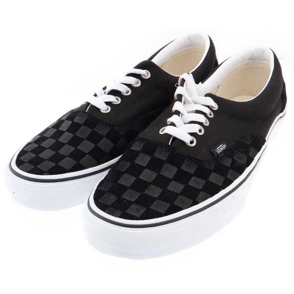 VANS (ヴァンズ) ERA DEBOSS CHECKERBOARD エラ デボス チェッカーボード ローカットスニーカー ブラック  US10.5/28.5cm VN0A4U39WYU