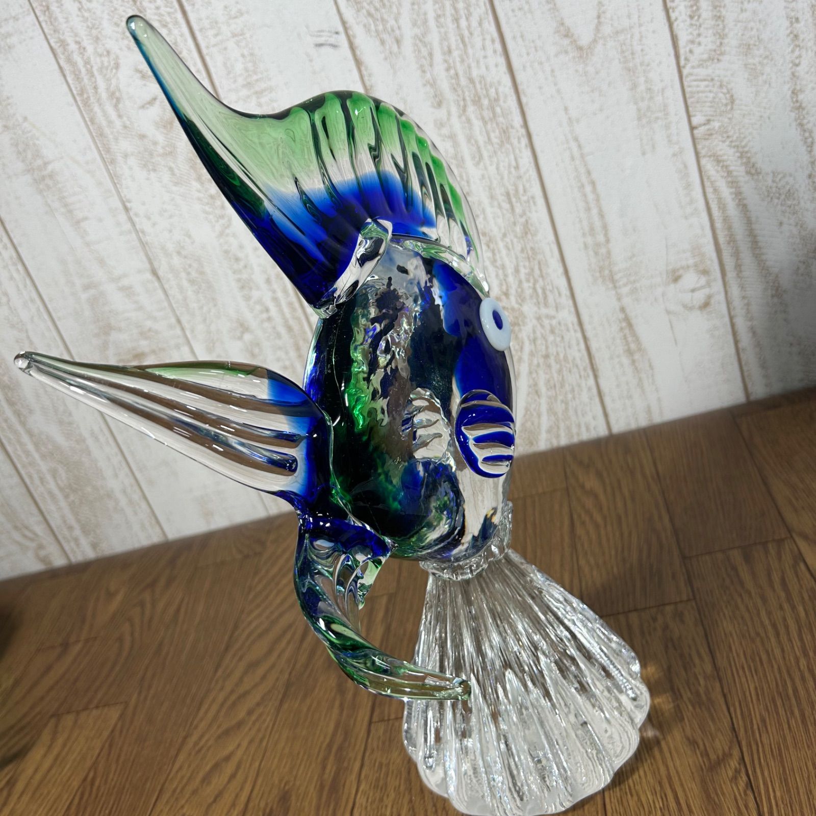 マルティガラス エンゼルフィッシュ 熱帯魚 ガラス細工 置物