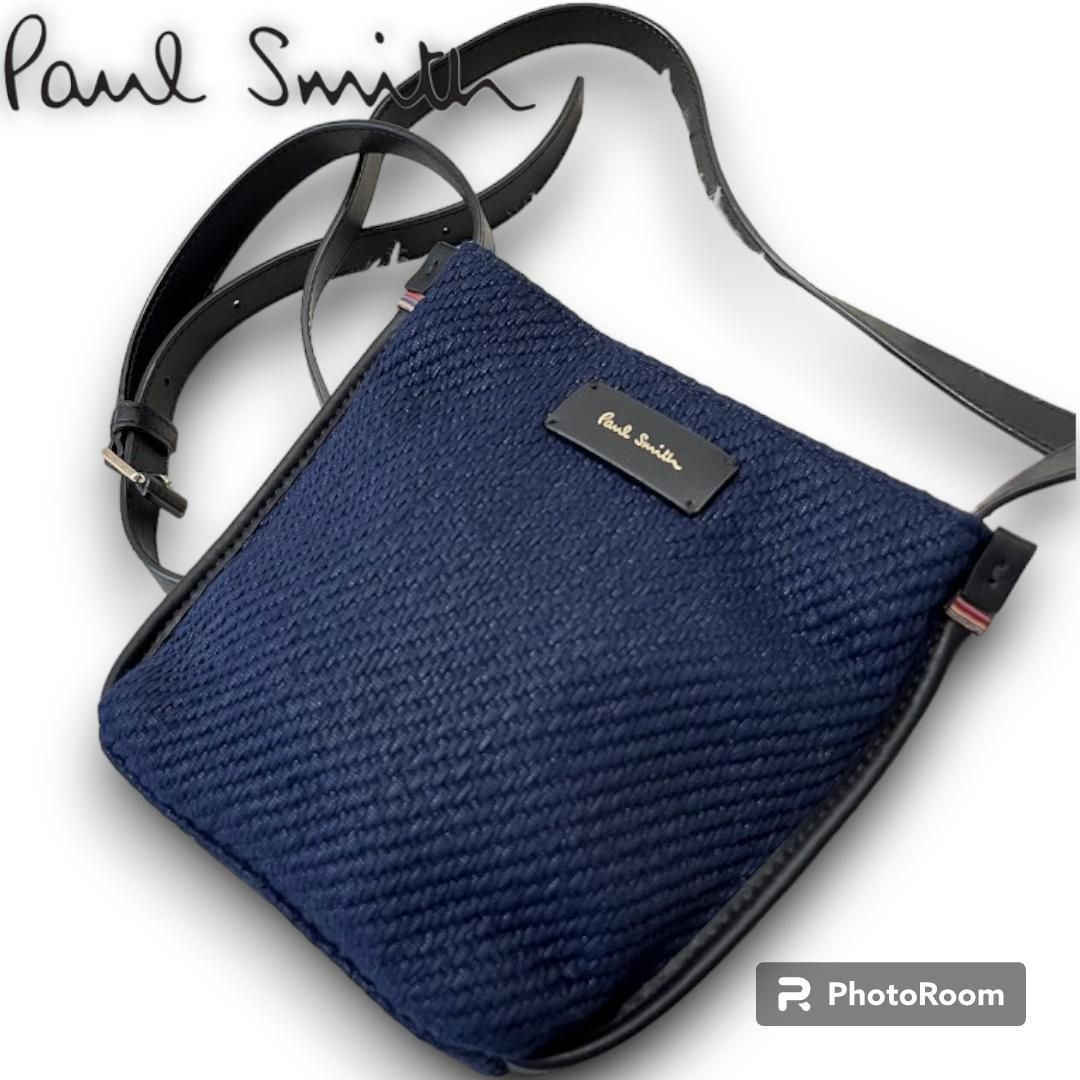 Paul Smith ショルダーバッグ ネイビー ポーチ レディース 美品-