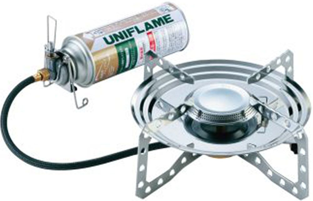 ユニフレーム UNIFLAME アウトドア テーブルトップバーナーUS-D II シングルバーナー 屋外 コンロ 卓上調理 BBQ バーベキュー キャンプ 大鍋対応 料理 クッキング 610107 -