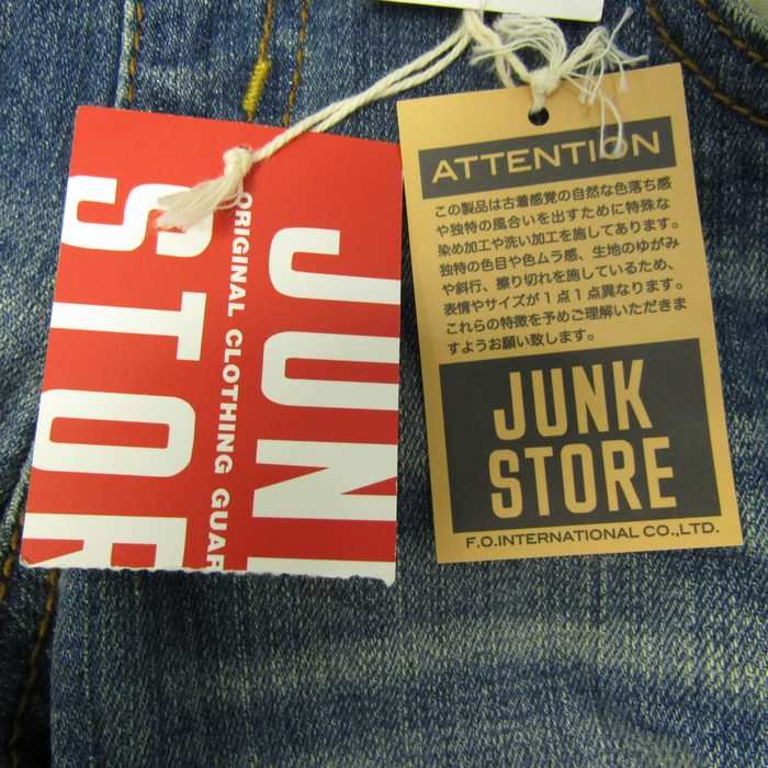 ジャンクストア デニムパンツ ボトムス ダメージ ジーンズ 未使用品 