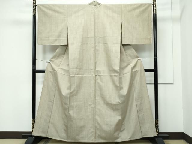 平和屋着物●本場結城玉紬　重要無形文化財　結織苑　結織しぼり　証紙付き　正絹　逸品　未使用　DAAT1021tw 平和屋着物○本場結城玉紬 重要無形文化財 結織苑 結