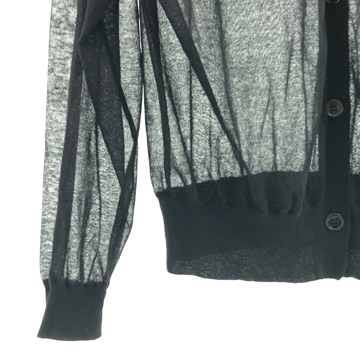  Deuxieme Classe ドゥーズィエムクラス 2025 SS VOILE Vネック カーディガン F ブラック レディース その他 トップス