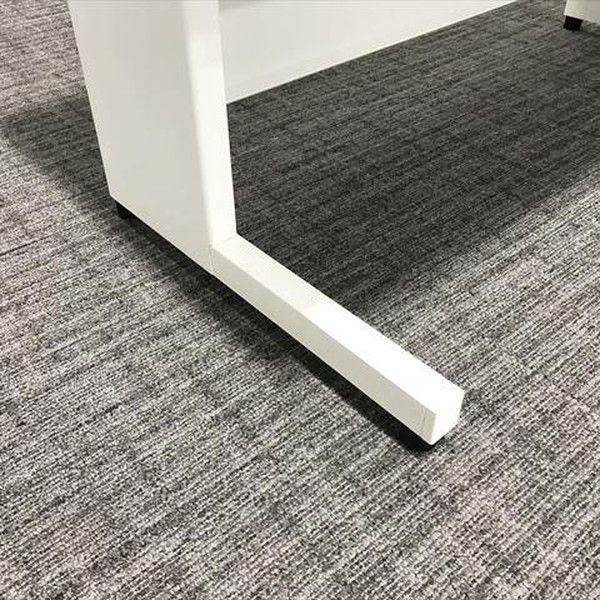 平デスク フラットライン 引出し付 オフィスデスク プラス ホワイト MARWIL-DEMENAGEMENTS_CH