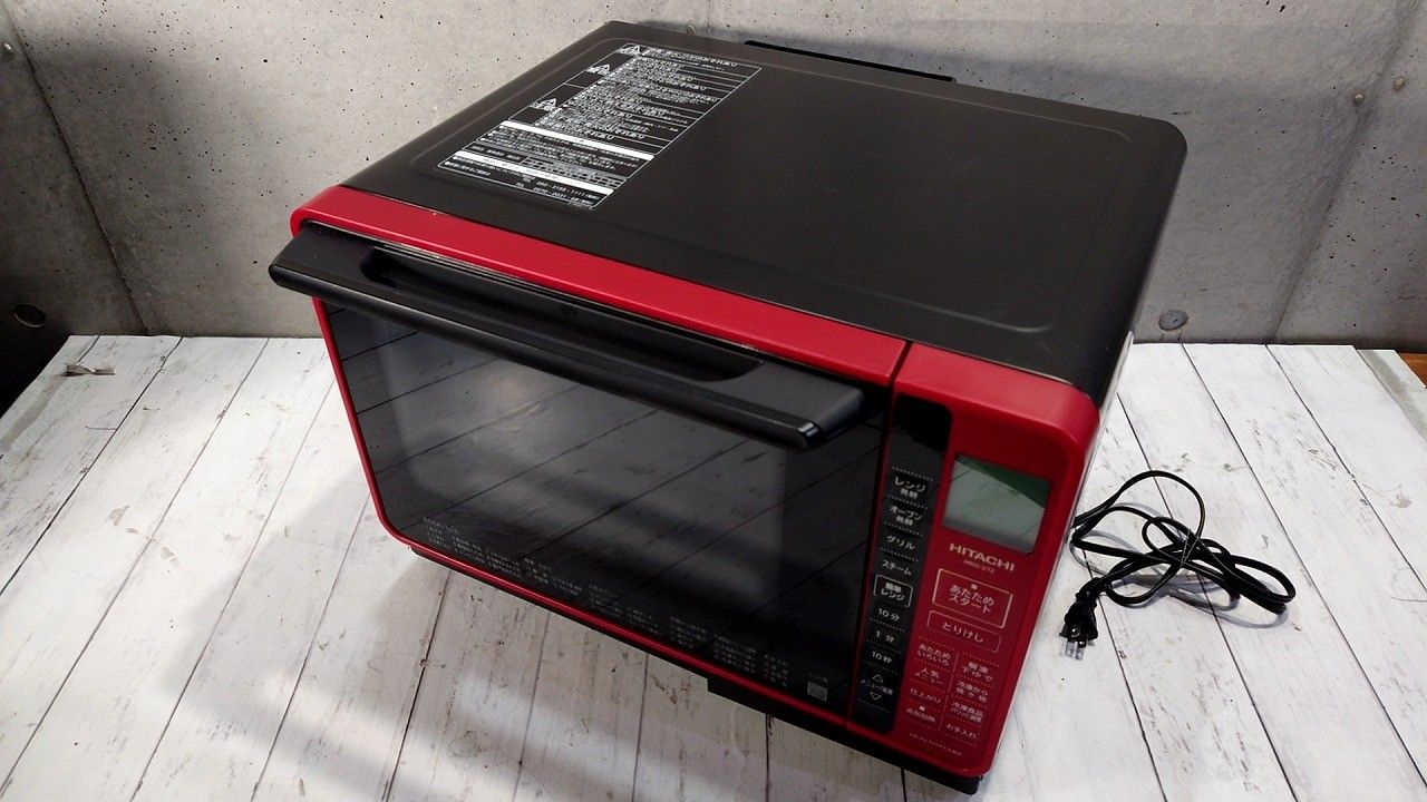 HITACHI オーブンレンジ レッド HITACHI MRO-S8Y オーブンレンジ