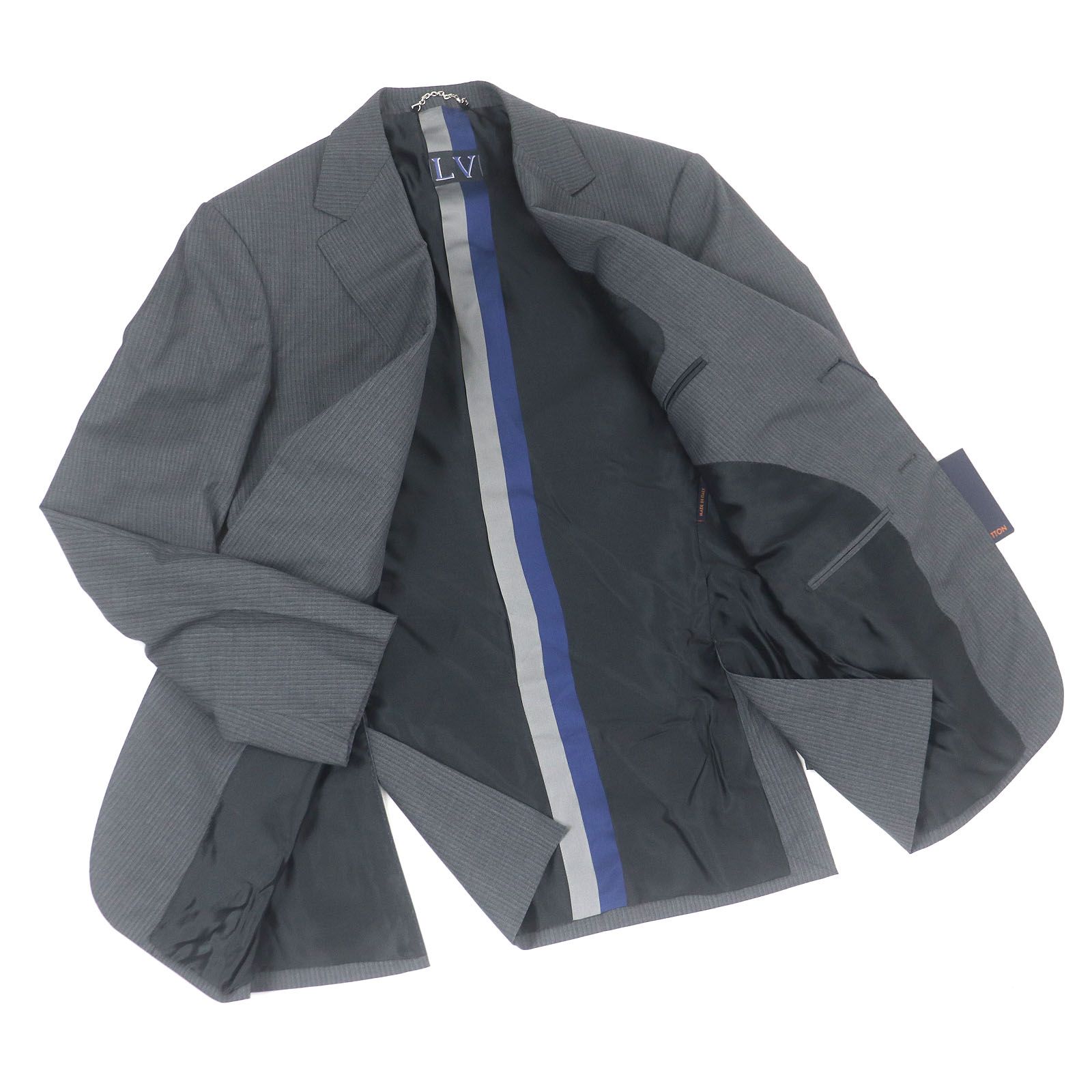 未使用品□LOUIS VUITTON ルイヴィトン ストライプ柄 シングルスーツ