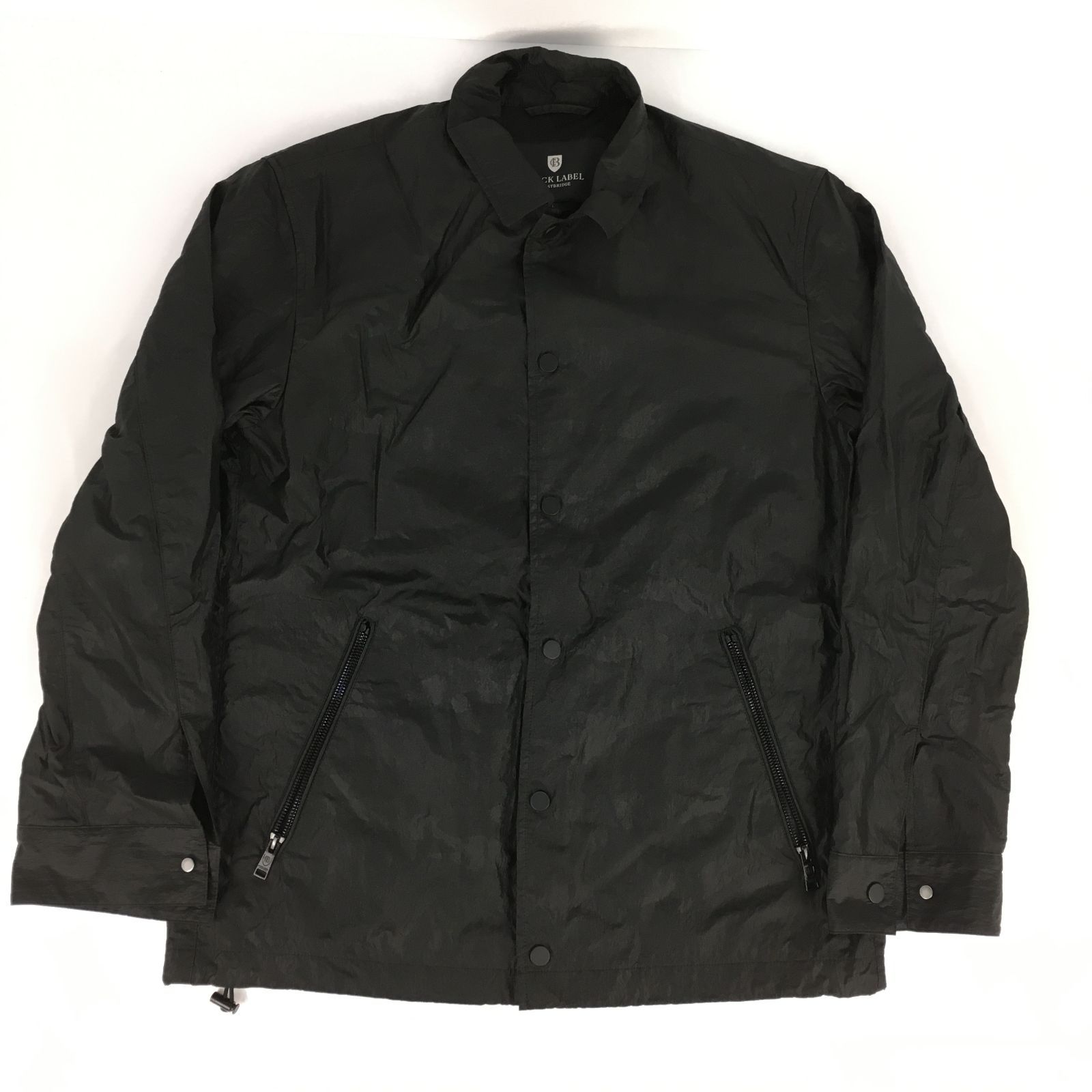 ○★新品未使用　ブラックレーベルクレストブリッジ　ナイロンジャケット　L　黒 ブラックレーベル クレストブリッジ BLACK LABEL CRESTBRIDGE