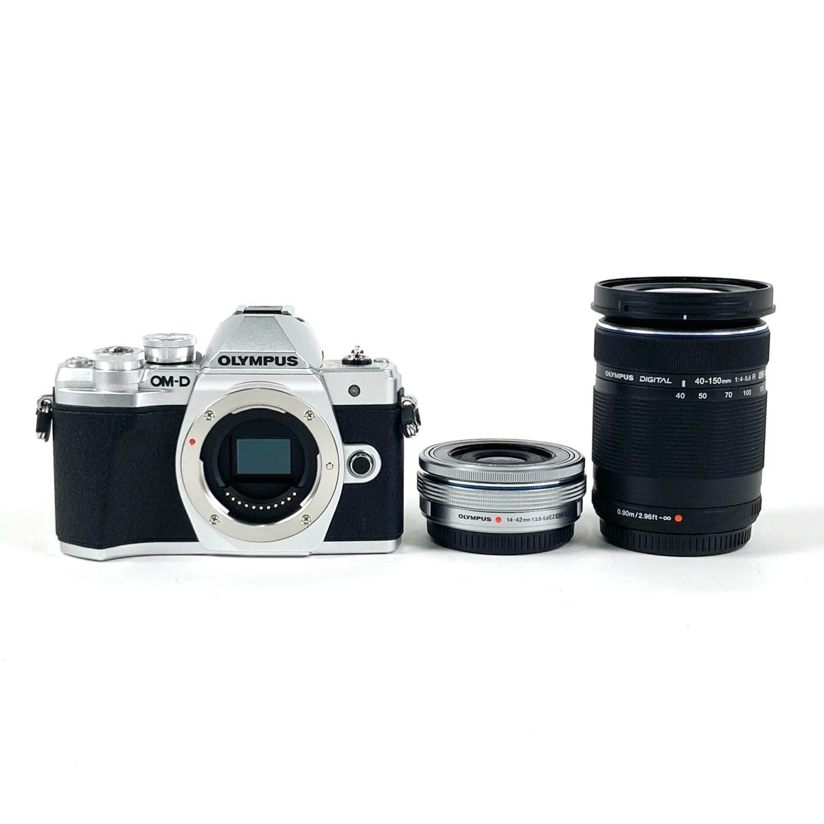 オリンパス OLYMPUS OM-D E-M10 Mark III EZダブルズームキット シルバー デジタル ミラーレス 一眼カメラ