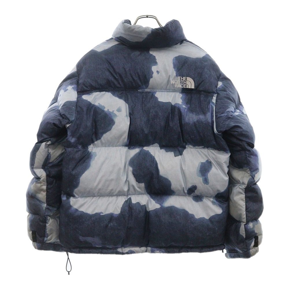 SUPREME (シュプリーム) 21AW ×THE NORTH FACE Bleached Denim Print Nuptse Jacket  ND52100I ノースフェイス ブリーチデニムプリントヌプシダウンジャケット ブルー - メルカリ