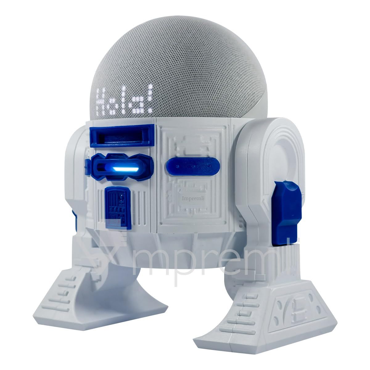impremli Android Rus-T1 スタンドスピーカー Alexa Echo Dot 3 Gen 4 Gen 5 Gen HomePod Mini Google Home Mini | Nest Mini y generi White|Blue