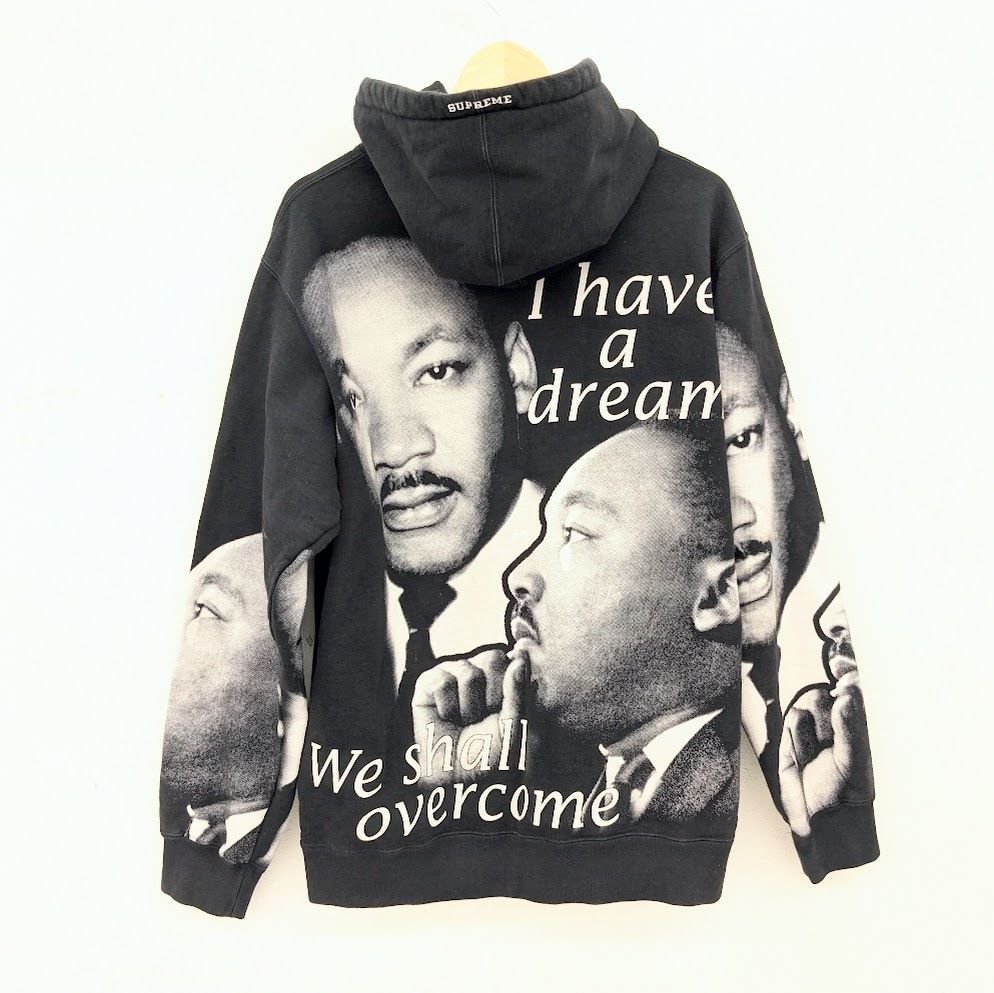 濃いピンク系統 supreme 18ss MLK Hoodedパーカー | ochge.org