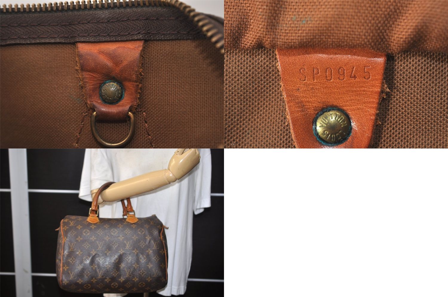 LOUIS VUITTON ルイヴィトン モノグラム スピーディ 30 ハンド