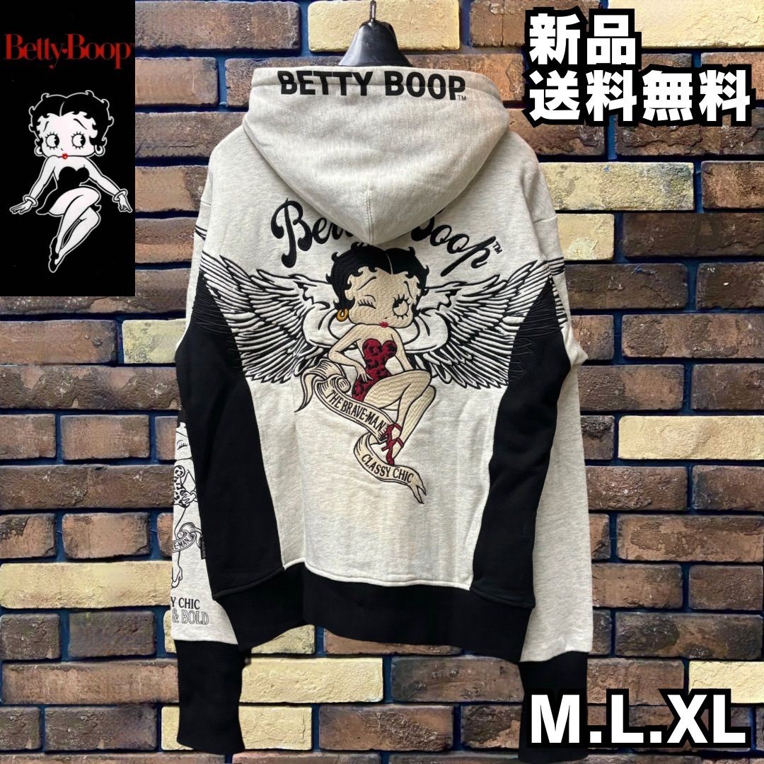 BETTY BOOP 裏毛ZIPパーカー】The BRAVE-MAN ブレイブマン コラボ