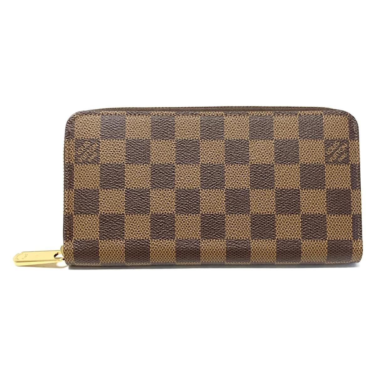 LOUIS VUITTON ルイヴィトン 長財布 ダミエ ジッピーウォレット N41661 エベヌ