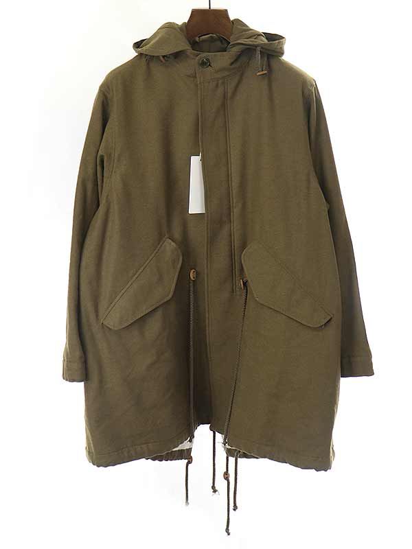maatee&sons つよかっ カシミヤ和紙 fishtail coat | MAATEE&SONS カシミヤ和紙Fish Tail Coat サイズ3 | モッズコート | Wbjdaw