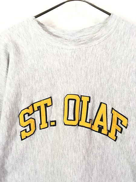 古着 90s Champion Reverse Weave 「ST.OLAF」 ナイロン パッチ