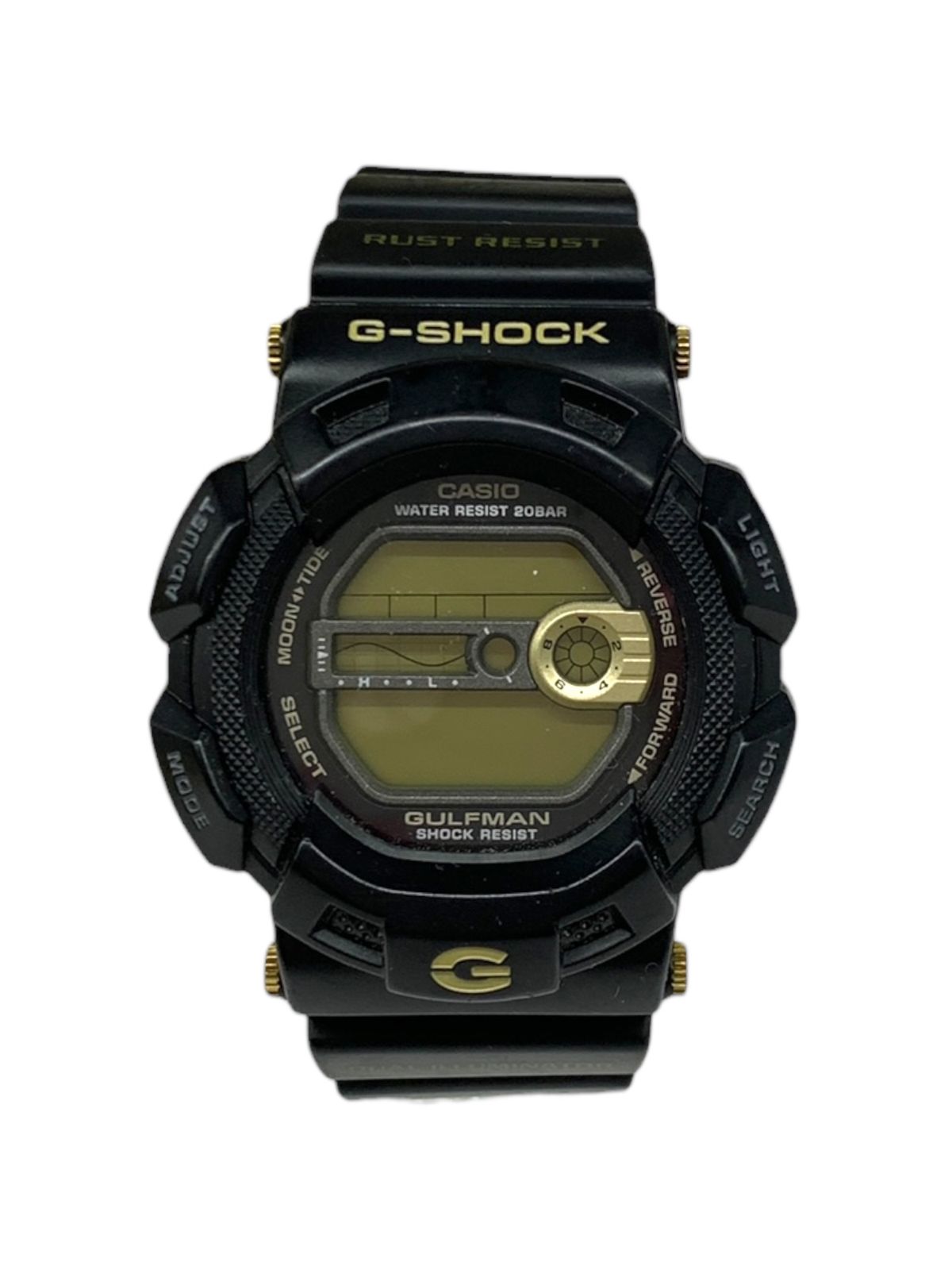 CASIO (カシオ) G-SHOCK Gショック MASTER OF G 25周年記念 Gulfman ガルフマン デジタル腕時計 クォーツ G- 9125A ブラック メンズ/025 - メルカリ