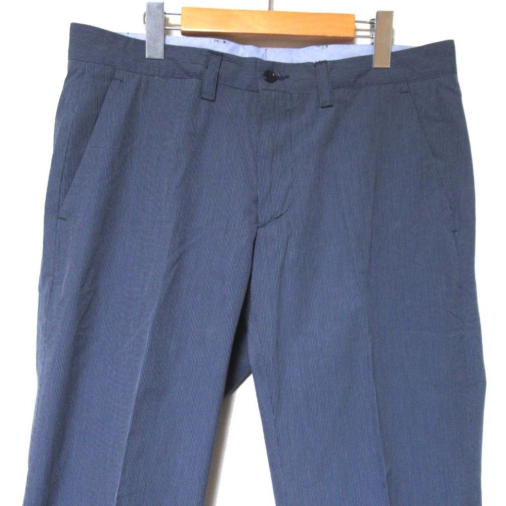 MARCEL LASSANCE マルセルラサンス ピンストライプ テーラードジャケット スラックスパンツ スーツ セットアップ 52 ネイビー メンズ 古着 KANDAIZUMI_COM