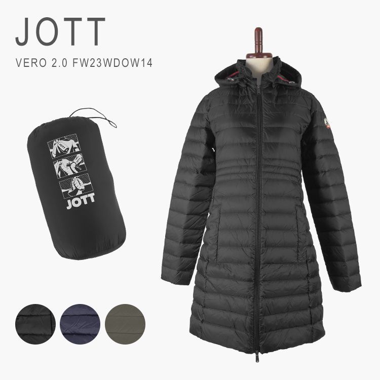 通販安心 JOTT ジョット レディースダウンコート FW23WDOW14 / VERO2.0