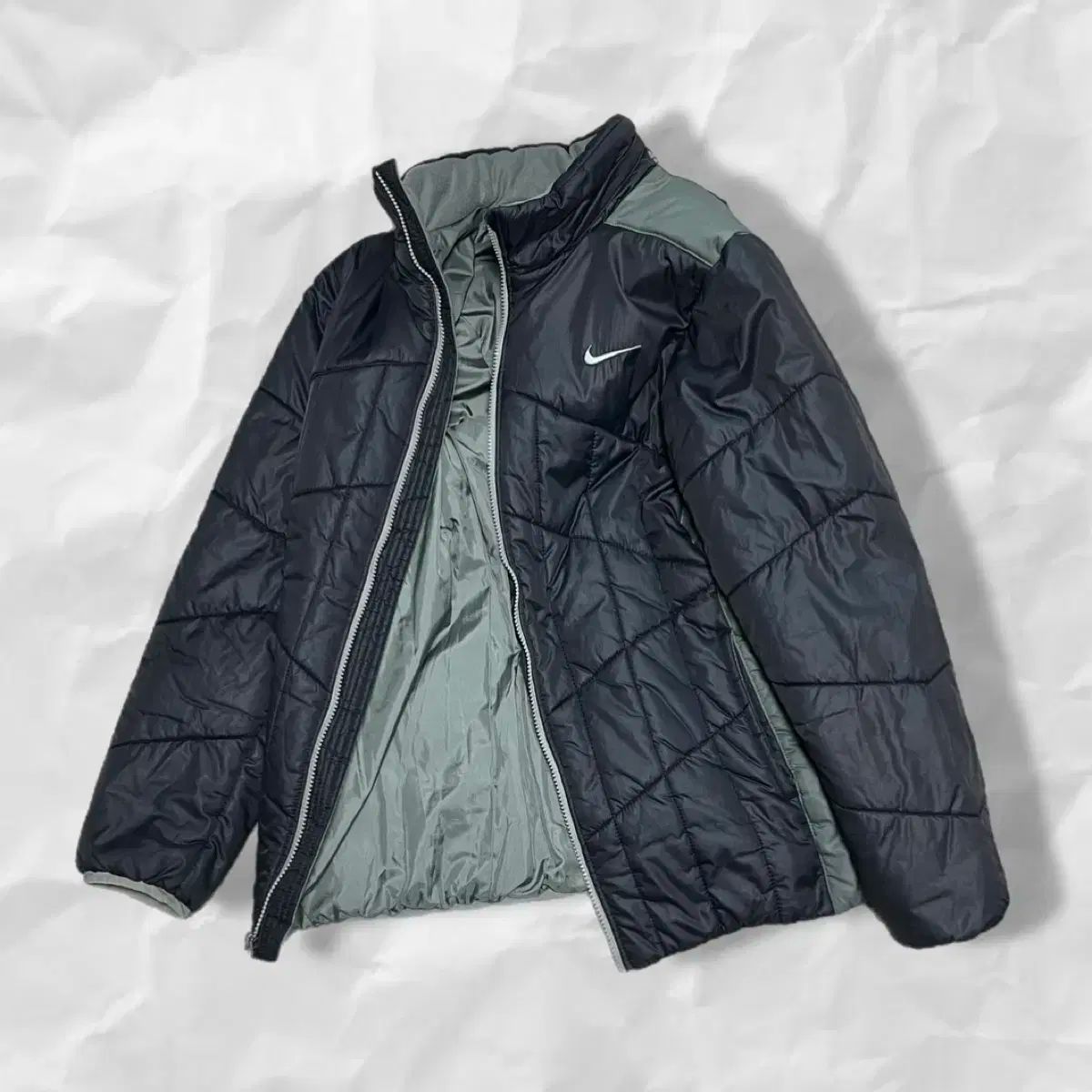 M】秋冬 アディダス ゴルフ 保温 中綿 キルティング ジャケット 黒 V12