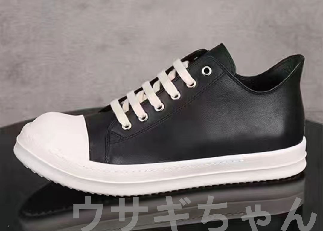 Rick Owens ローカット スニーカー ダークシャドウ 牛革