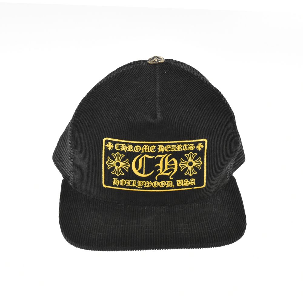 CHROME HEARTS (クロムハーツ) Hollywood Corduroy Trucker Hat Cap