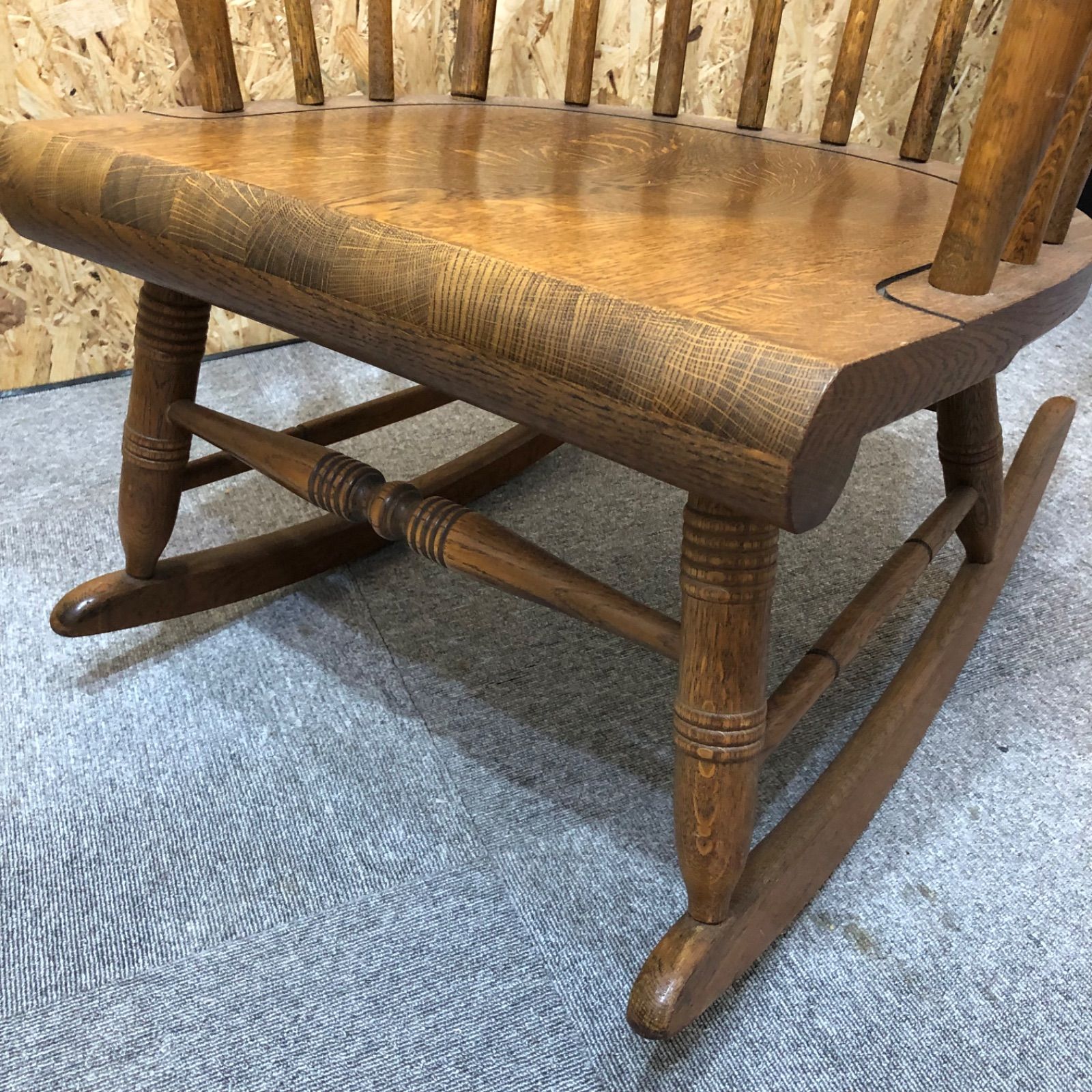 ロッキングチェア 飛騨産業 キツツキマーク HIDA ヴィンテージ 椅子