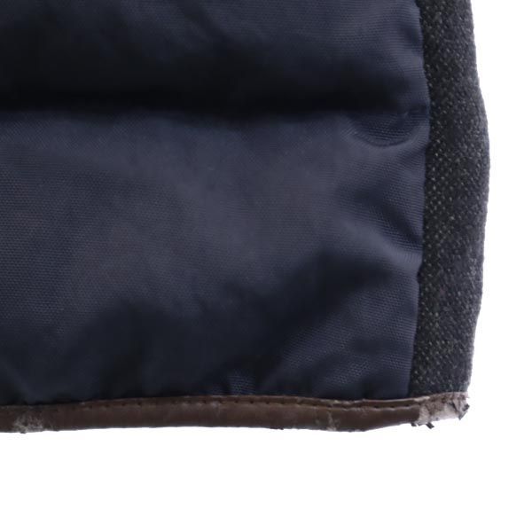 最終値下げ★美品　MARNI マルニ ダウンコート フェザー マルニ フェザー ダウンコート 44 ネイビー系 MARNI 袖切替 レディース