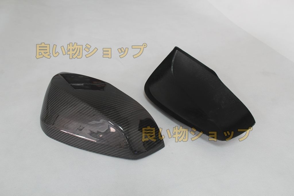 カーボン製 粘着式 30系アルファード 車種別 粘着式ミラーカバー 左右セット LAWEED_CL