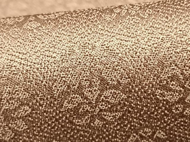 花づくし地紋 ときがら茶色