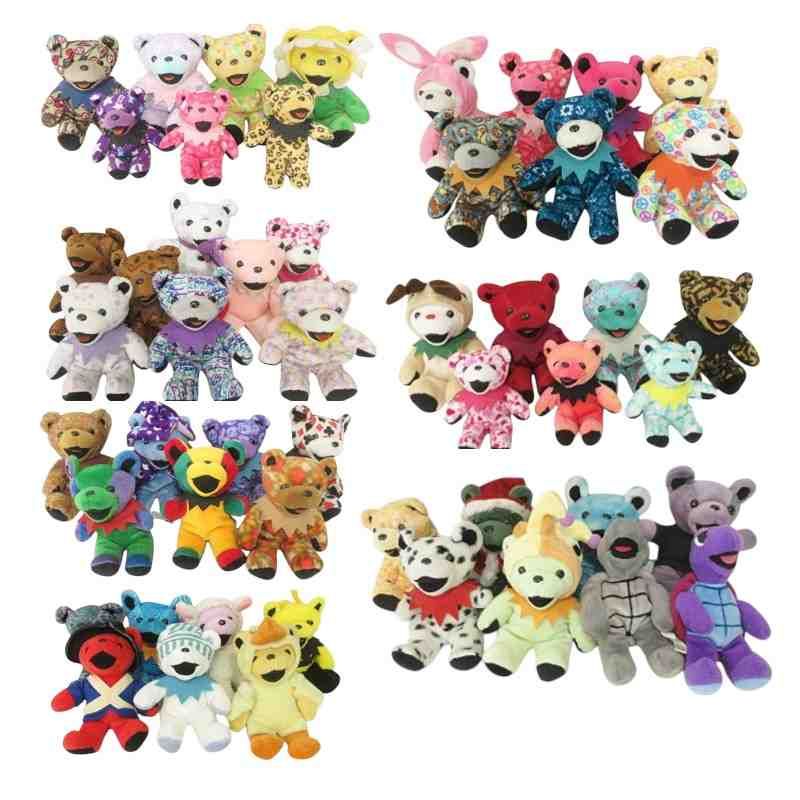 グレイトフル・デッドベア セット ぬいぐるみ カラフル 総柄 ドール