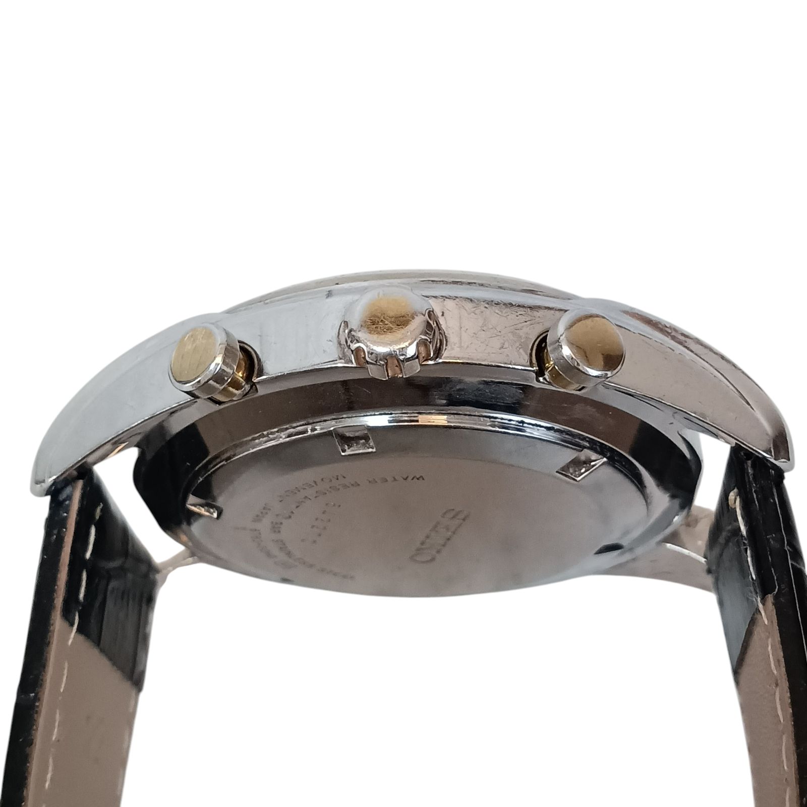 稼働 良品】817-1 SEIKO セイコー クロノグラフ 6T63-00H0