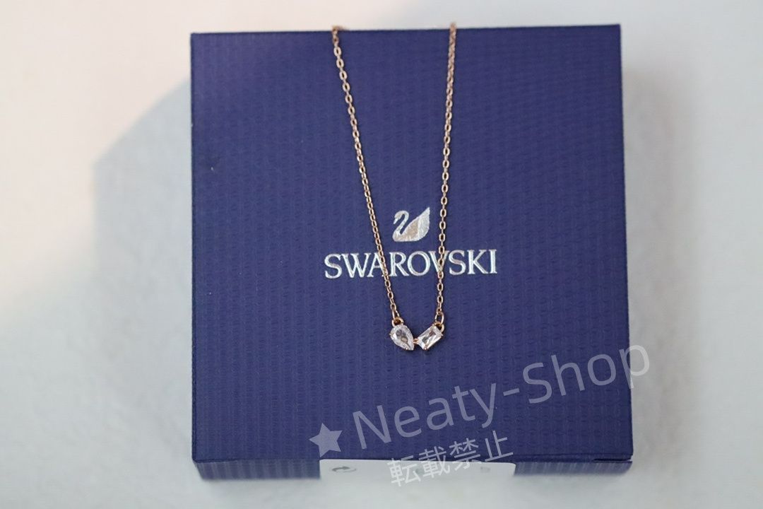 💗新品💗Swarovski  ファッショローズゴールド鎖骨ネックレス