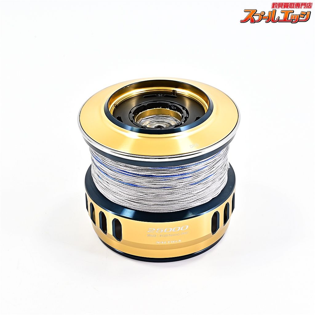 ダイワxSLPワークス 25ソルティガ 25000 スプール ゴールドネイビーブルー DAIWAxSLP-WORKS SALTIGA m 41403