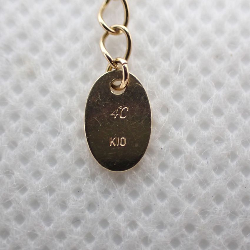 4℃ K10 ハート ペンダント/ネックレス[g51-36] - JewelerCHIC