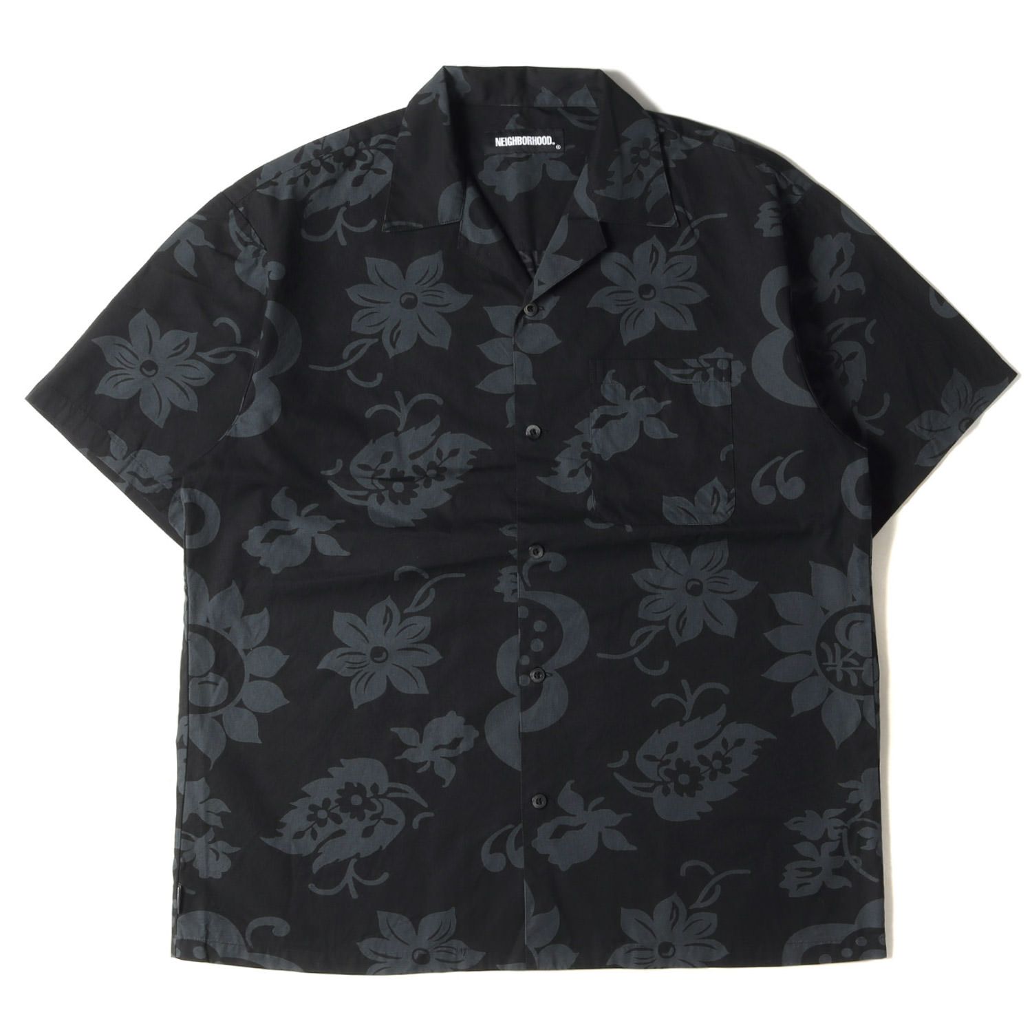 美品 NEIGHBORHOOD ネイバーフッド シャツ サイズ:l 21SS フラワー柄