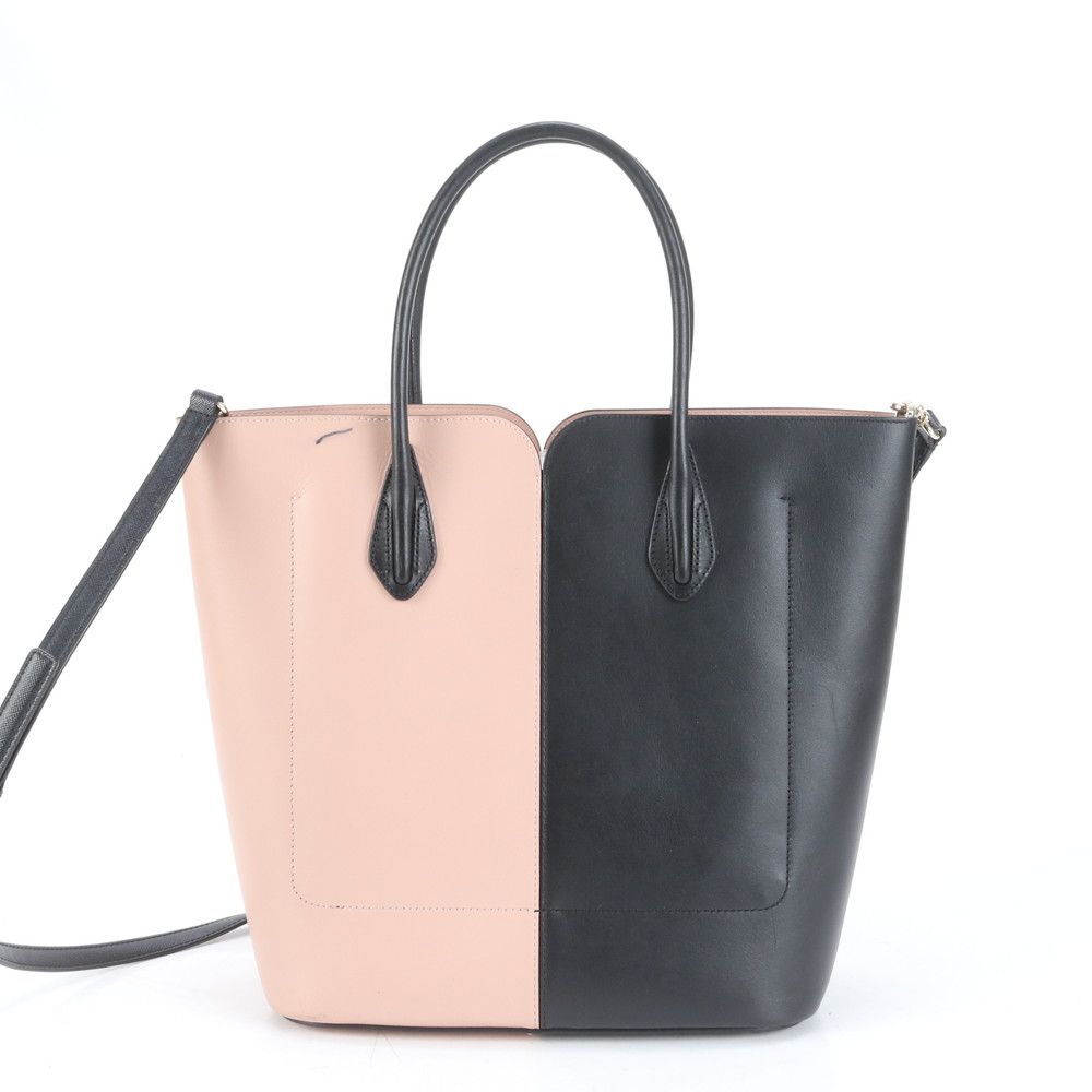 美品 ケイトスペード 二コラ バイカラー レザー 2WAY ショルダー