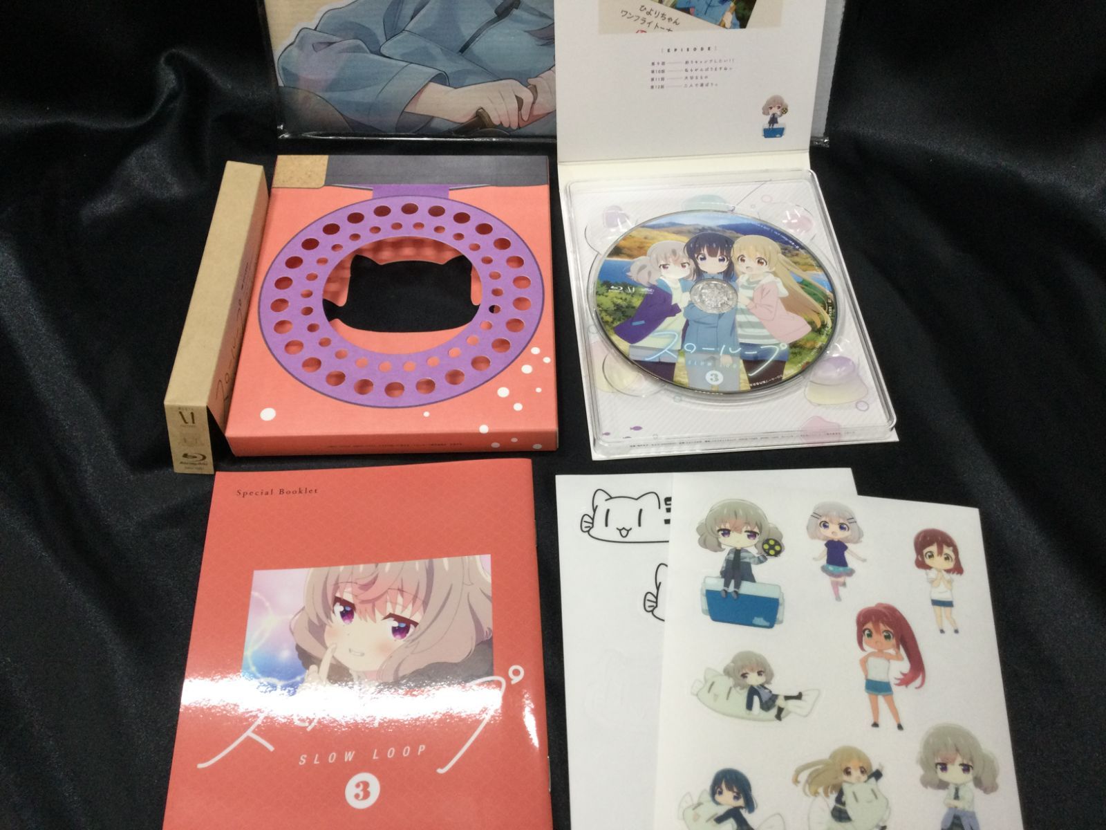 ☆ スローループ Blu-ray1～3巻セット 特典付き レジャーシート - メルカリ