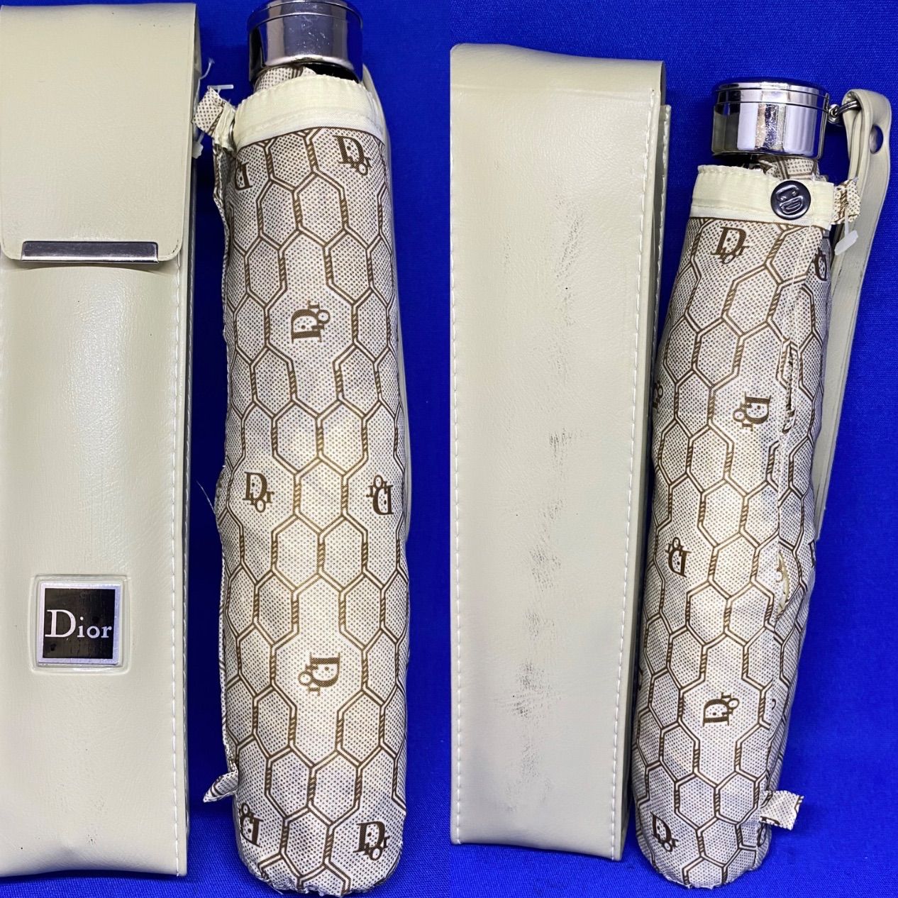 2609Christian Dior 折りたたみ傘 総柄 レディース