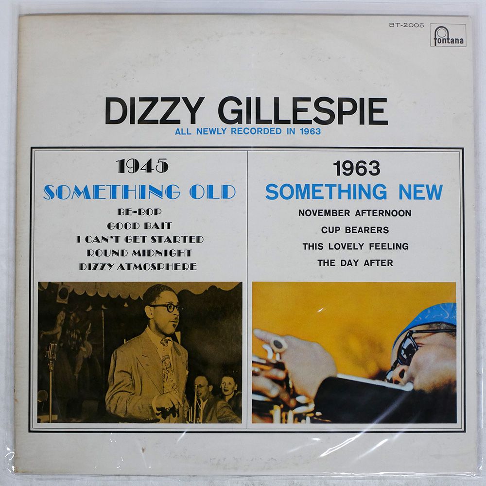 貴重 1979年 初版 Dizzy Gillespie 直筆サイン入り 米国製 国内盤 DIZZY GILLESPIE/SOMETHING OLD, SOMETHING NEW/FONTANA