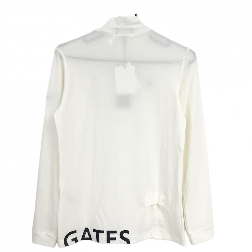 パーリーゲイツ 長袖ハイネックシャツ アイボリー ハーフジップ 微起毛 レディース 1 M ゴルフウェア モデル PEARLY GATES