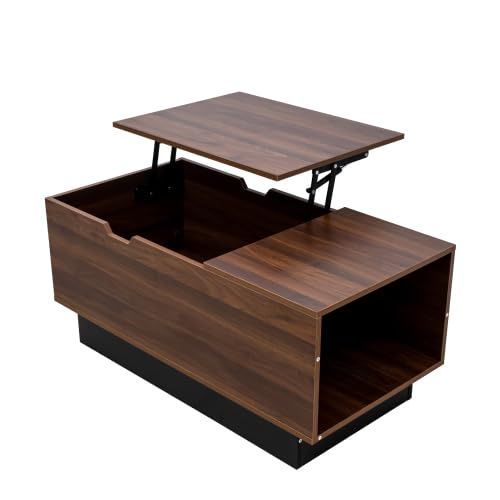 【人気商品】高さ調整 昇降式テーブル コーヒーテーブル リビングテーブル 昇降式ローテーブル 収納テーブル センターテーブル 収納棚付き 簡単開閉 ローテーブル 大容量 オーエスジェイ(O